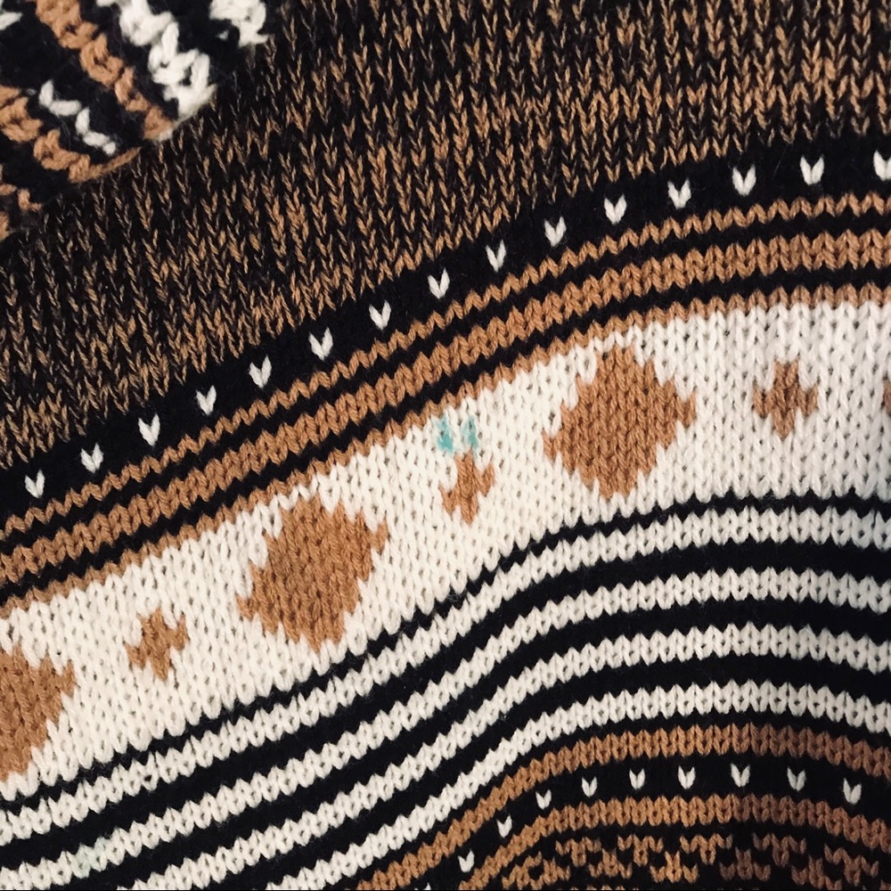 Calstyle Striped Poncho one size - Picture 7 of 8